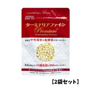 【2袋セット】ターミナリアファインプレミアム 120粒 60日分 脂肪や糖の吸収を抑える premium 機能性表示食品 機能性関与成分 健康食品 サプリメント 中性脂肪｜free-world