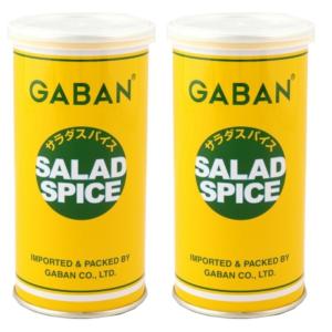 【2本セット】ギャバン サラダスパイス 100g 缶入 GABAN 調味料 シーズニング スパイス アウトドア 香辛料｜カウカウSTORE