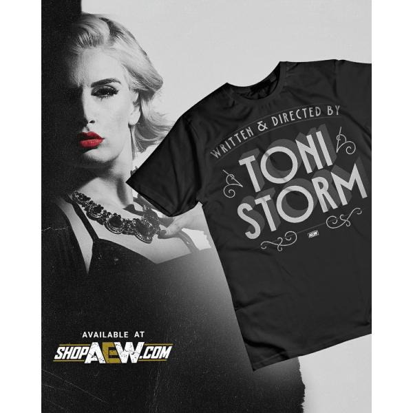 AEW トニー・ストーム Tシャツ「AEW TONI STORM Written And Direc...