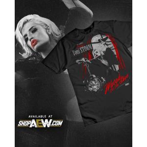 AEW トニー・ストーム Tシャツ「AEW TONI STORM Watch For The Shoe Tシャツ」国内未発売 USAインポート プロレスTシャツ アメリカンプロレス AEW｜freebirds