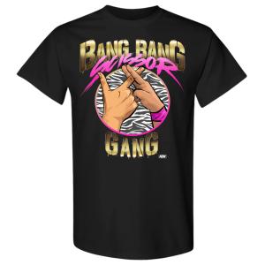 AEW バレットクラブGOLD & THE ACCLAIMED「Bang Bang Scissor Gang Tシャツ」日本国内未発売 アメリカ直輸入 アメリカンプロレス AEW プロレスTシャツ｜freebirds