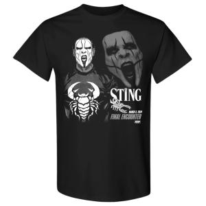 AEW スティング「AEW STING Final Encounter Reto Tシャツ」日本国内未発売 アメリカ直輸入 アメリカンプロレス AEW プロレスTシャツ｜freebirds