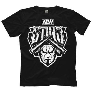 AEW Tシャツ「スティング STING Justice Tシャツ」AEW アメリカ 直輸入 プロレス プリントTシャツ《日本未発売品》｜freebirds