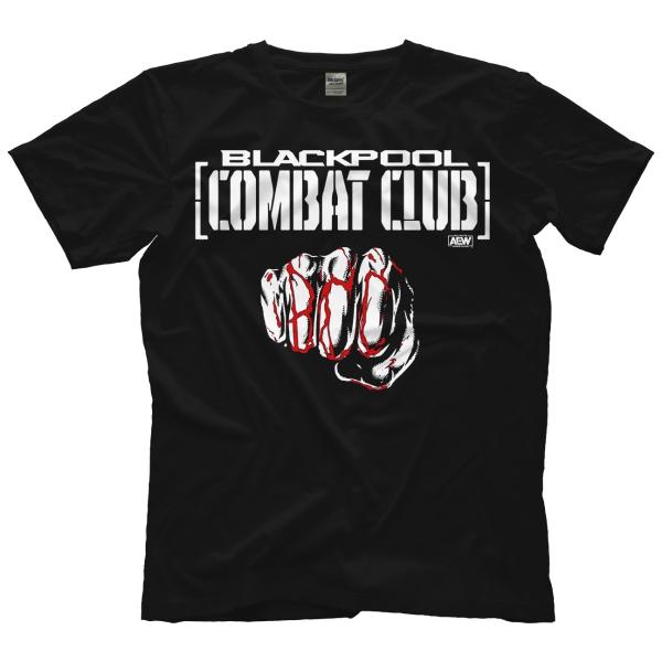 AEW Tシャツ「AEW ブラックプール・コンバット・クラブ（モクスリー、ダニエルソン＆リーガル）B...