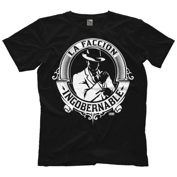 AEW Tシャツ「AEW ラ・ファクシオン・インゴベルナブレ LA FACCION INGOBERN...