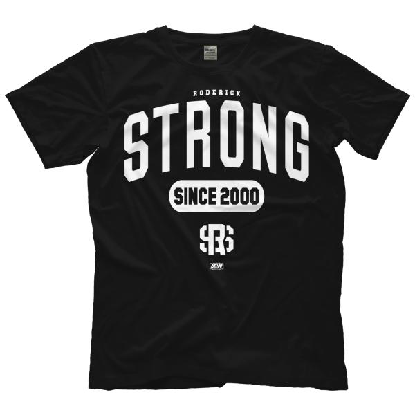 ロデリック・ストロング AEW プロレス Tシャツ「AEW RODERICK STRONG Sinc...