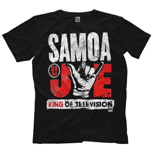 AEW サモア・ジョー Tシャツ「AEW SAMOA JOE King Of Television ...