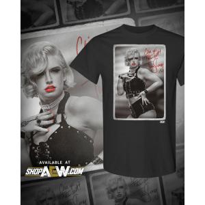 AEW トニー・ストーム Tシャツ「AEW TONI STORM Chin Up! Tits Out...