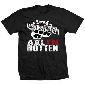 アクセル・ロットン Tシャツ「AXL ROTTEN Taipei Deathmatch Black Tシャツ」アメリカ直輸入プロレスTシャツ ECW WWE WCW アメプロ｜freebirds