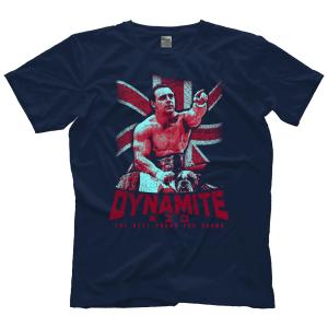 “爆弾小僧” ダイナマイト・キッド Tシャツ「DYNAMITE KID The Best Pound For Pound Tシャツ」（ボディ色：ネイビー）直輸入Tシャツ WWF WWE 新日本 全日本