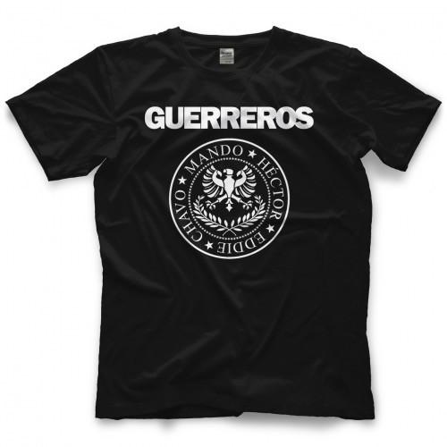 チャボ・ゲレロ、マンド・ゲレロ、ヘクター・ゲレロ＆エディ・ゲレロ Tシャツ「Los Guerrero...