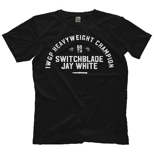 第68代IWGPヘビー級王者 ジェイ・ホワイト Tシャツ「&quot;SWITCHBLADE&quot; JAY WHI...