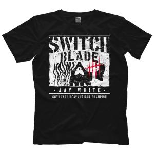 ジェイ・ホワイト Tシャツ《海外生産 輸入版》「"SWITCHBLADE" JAY WHITE Switch Blade 68th Tシャツ」アメリカ直輸入Tシャツ｜freebirds