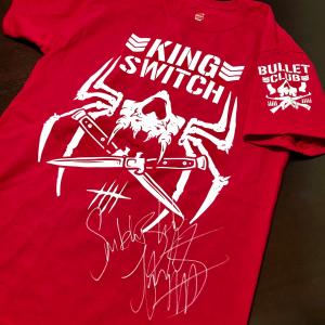 サイン入り ジェイ・ホワイトTシャツ》「NJPW JAY WHITE Tシャツ