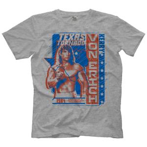 “虎の爪” ケリー・フォン・エリック Tシャツ「KERRY VON ERICH Texas Tornado Tシャツ」WCCW NWA AWA WWF WWE 鉄の爪 アイアンクロー｜freebirds