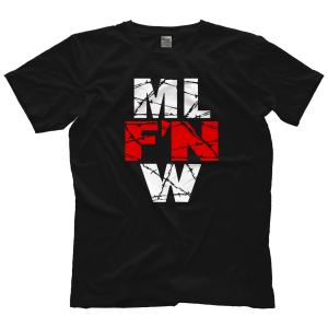 MLW（メジャー・リーグ・レスリング） Tシャツ「MLW（Major League Wrestling） ML F'N W  ロゴ Tシャツ」  国内未発売 米直輸入プロレスTシャツ｜freebirds