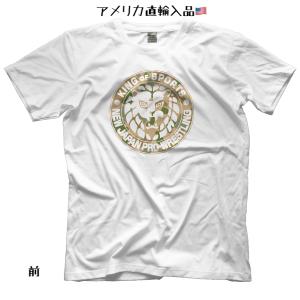 新日本プロレス 海外生産 輸入Tシャツ「ライオンマーク Lion Mark CAMO Tシャツ（バックプリントあり）」USAインポート