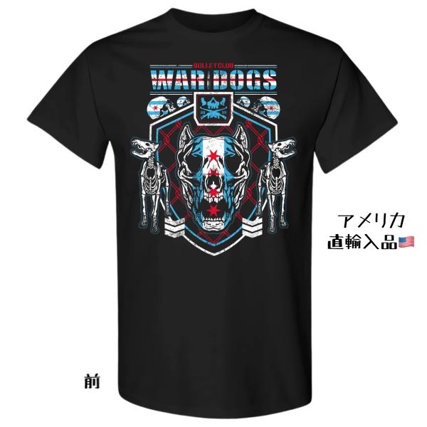 新日本プロレス 海外生産 輸入Tシャツ「NJPW BULLET CLUB WARDOGS CHICA...