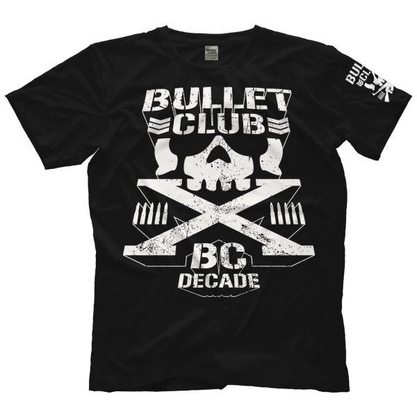 バレットクラブ 新日本プロレス 海外生産 輸入Tシャツ「BULLET CLUB BC Decade ...