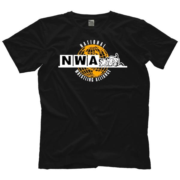 NWA Tシャツ「NWA（National Wrestling Alliance）NWA Globe...