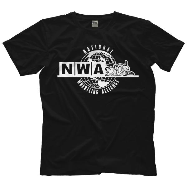 NWA Tシャツ「NWA（National Wrestling Alliance）NWA ロゴ クル...
