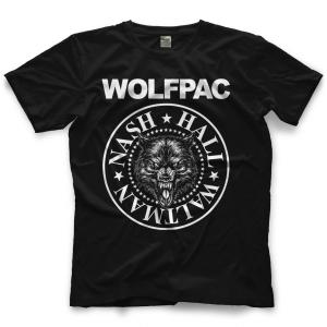 ウルフパック（ケビン・ナッシュ、スコット・ホール＆ショーン・ウォルトマン） Tシャツ「Wolfpac (White) Tシャツ」【アメリカ直輸入プロレスTシャツ】