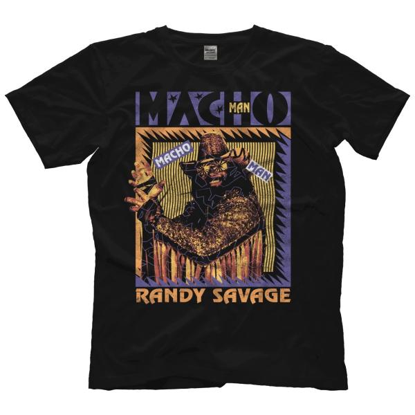 マッチョマン・ランディ・サベージ Tシャツ「MACHO MAN RANDY SAVAGE 80&apos;s ...