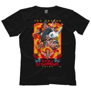 “南海の黒豹”リッキー・スティムボート Tシャツ「RICKY STEAMBOAT Enter The Dragon 燃えよドラゴン Tシャツ」 アメリカ直輸入プロレスTシャツ｜freebirds