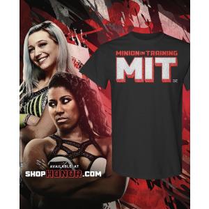 ROH アシーナ＆ビリー・スタークス Tシャツ「ROH MIT Minion In Training Tシャツ」リング・オブ・オナー アメリカ直輸入プロレスTシャツ（並行輸入品）｜freebirds
