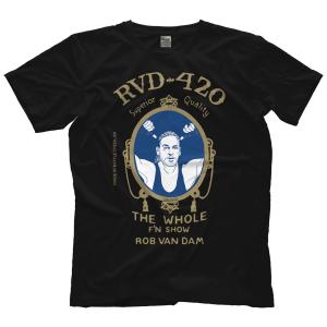 RVD ロブ・ヴァン・ダム Tシャツ「ROB VAN DAM RVD CBD Tシャツ」アメリカ直輸入プロレスTシャツ ECW WWE WCW アメプロ《日本未発売》｜freebirds