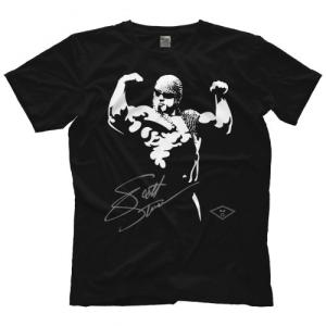 スコット・スタイナー Tシャツ「SCOTT STEINER Double Bicep ダブル・バイセップス Tシャツ（バックプリントあり）」アメリカ直輸入プロレスTシャツ｜アメリカンプロレスTシャツショップ フリーバーズ