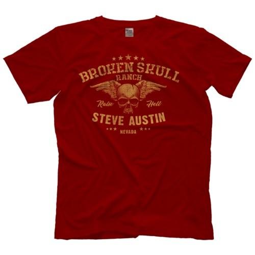 ストーンコールド・スティーブ・オースチン Tシャツ「STEVE AUSTIN Broken Skul...