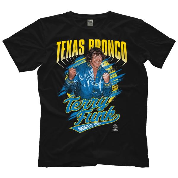 テリー・ファンク Tシャツ「TERRY FUNK Texas Bronco 1981 1981年のテ...