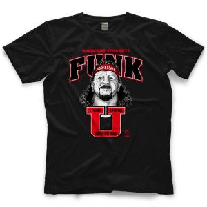テリー・ファンク Tシャツ「Terry Funk Funk U（Black）Tシャツ」アメリカ直輸入品 大きいサイズ（XXL 3XL 4XL）もあり｜freebirds