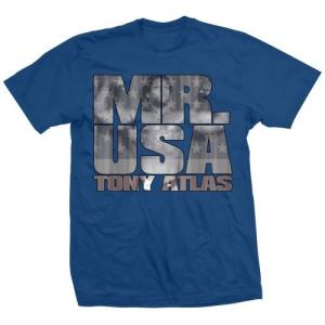 送料込❤激レア✨ROGER WATERS US + THEM Tシャツ 2017 ミスターUSA” トニー・アトラス Tシャツ「TONY ATLAS Mr. USA Tシャツ