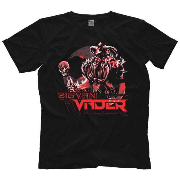 “皇帝戦士” ビッグバン・ベイダー Tシャツ「BIG VAN VADER Tシャツ」（ボディ色：ブラ...