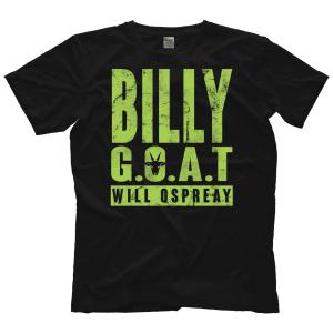 ウィル・オスプレイ（THE EMPIRE） Tシャツ《海外生産 輸入版Tシャツ》「WILL OSPREAY Billy G.O.A.T. ビリー・ゴート Tシャツ」米直輸入Tシャツ