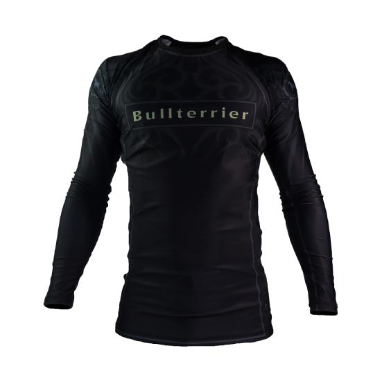 ブルテリア bj-017 BULL TERRIER ラッシュガード Tribal 長袖 黒 ブラジリ...