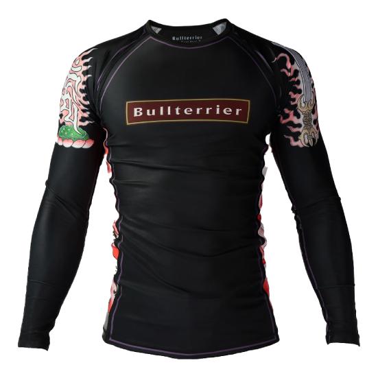 ブルテリア bj-045 BULL TERRIER ラッシュガード Acala2.0 長袖 黒 ブラ...
