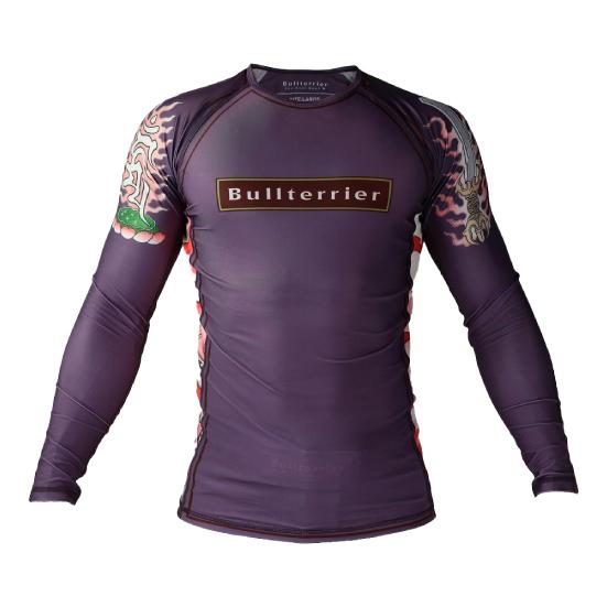 ブルテリア bj-047 BULL TERRIER ラッシュガード Acala2.0 長袖 パープル...