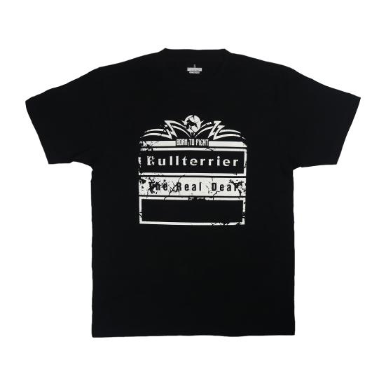ブルテリア bj-517 BULL TERRIER Tシャツ Born to Fight 黒 ブラジ...