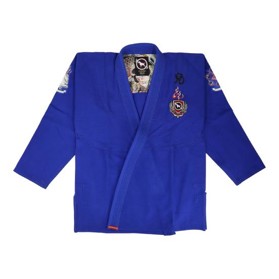 ブルテリア bjk-001 BULL TERRIER 柔術衣 Jiraiya2.0 青 ブラジリアン...