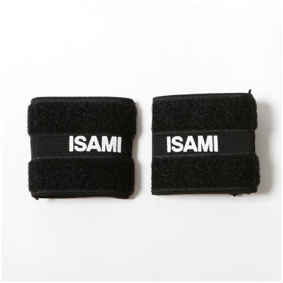 isami イサミ L-353-BK リストバンド 大人用 格闘技 武道 空手 キックボクシング 総...