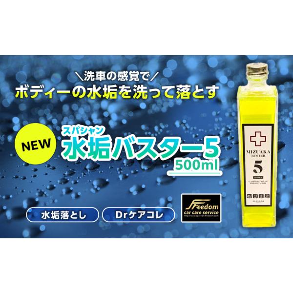 NEWスパシャン 水垢バスター5 容量500ml ボディーの 水垢 を洗って落とす水垢落とし スパシ...
