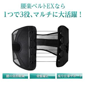 骨盤ベルト 腰痛ベルト コルセット 腰サポータ...の詳細画像3