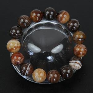 梵字彫刻 八守護仏 タイガーアイ オニキス ブレスレット 天然石