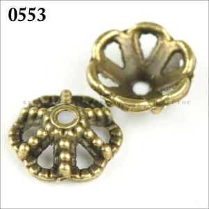 ビーズキャップ 50個セット アクセサリーパーツ ロンデル 天然石アクセサリーにどうぞ！【ハンドメイド】BC-0553 【メール便対応】┃｜freedom-web