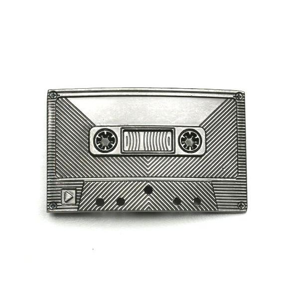 ベルト バックル カセット シルバー buc-00035 合金製 レザーベルト パーツ 簡単取り替え...