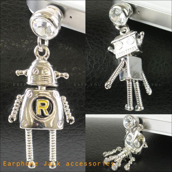 スマートフォンピアス ロボット チャーム 489〜491番 イヤホンジャック アクセサリー【スマート...