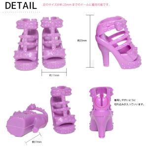 ≪1ペア≫ 靴 6カラー サンダル ドール ハ...の詳細画像2
